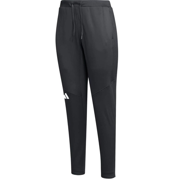 NWT Adidas Women’s 2XL Travel Tapered Drawstring Black White Pants Training 2X - Picture 1 of 16